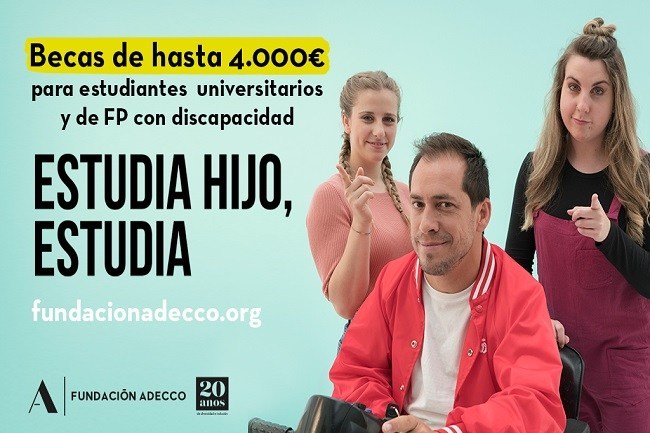 Encara estàs a temps: beques Fundació Adecco per a estudiants amb discapacitat
