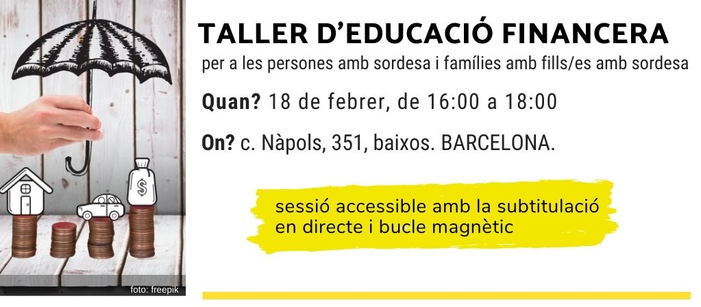 Millorar l’economia familiar SÍ és possible: apunta’t al taller d’educació financera