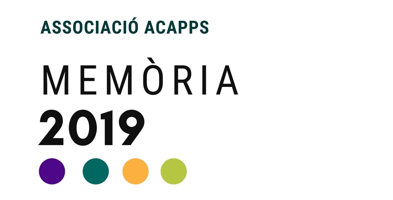 Publicada la memòria d’ACAPPS 2019