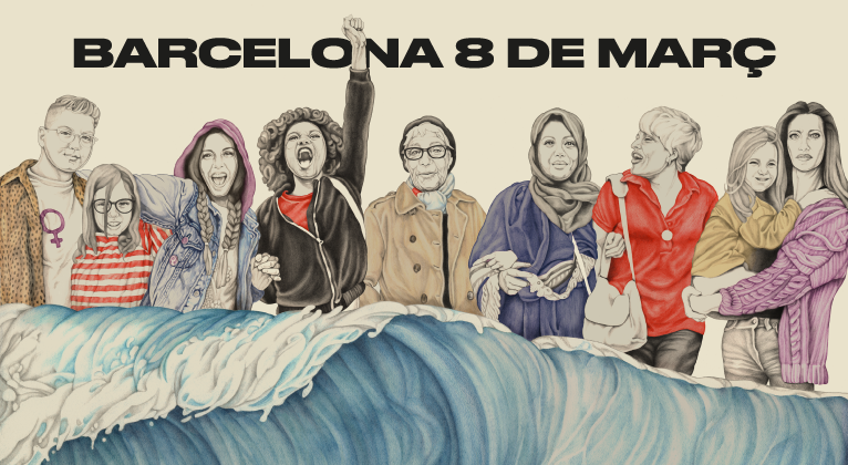 8M: Acte commemoratiu i accessible amb motiu del Dia de la Dona a Barcelona