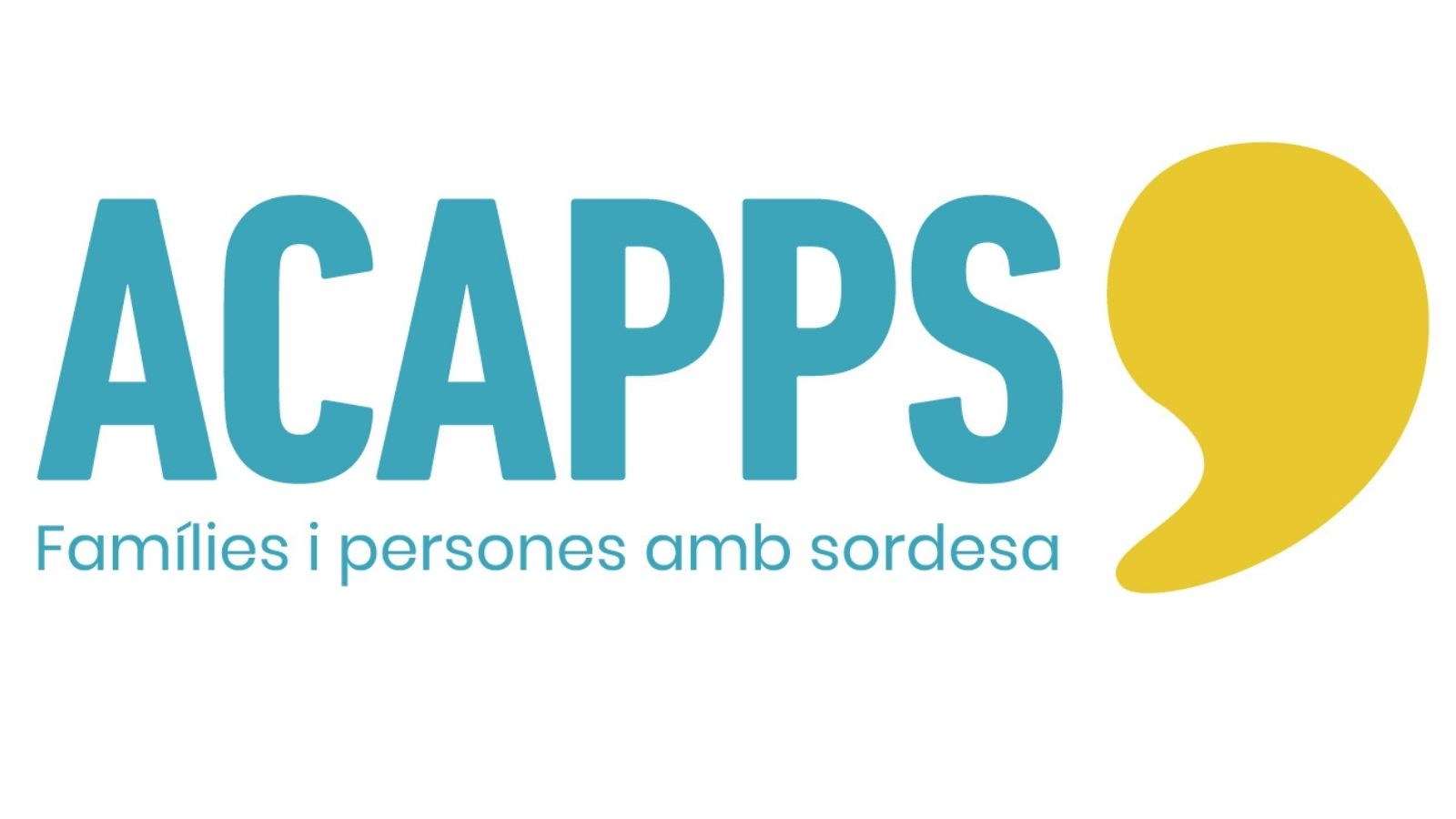 Nou logotip d’ACAPPS! Ens definim com el que som: famílies i persones amb sordesa que es comuniquen en llengua oral.