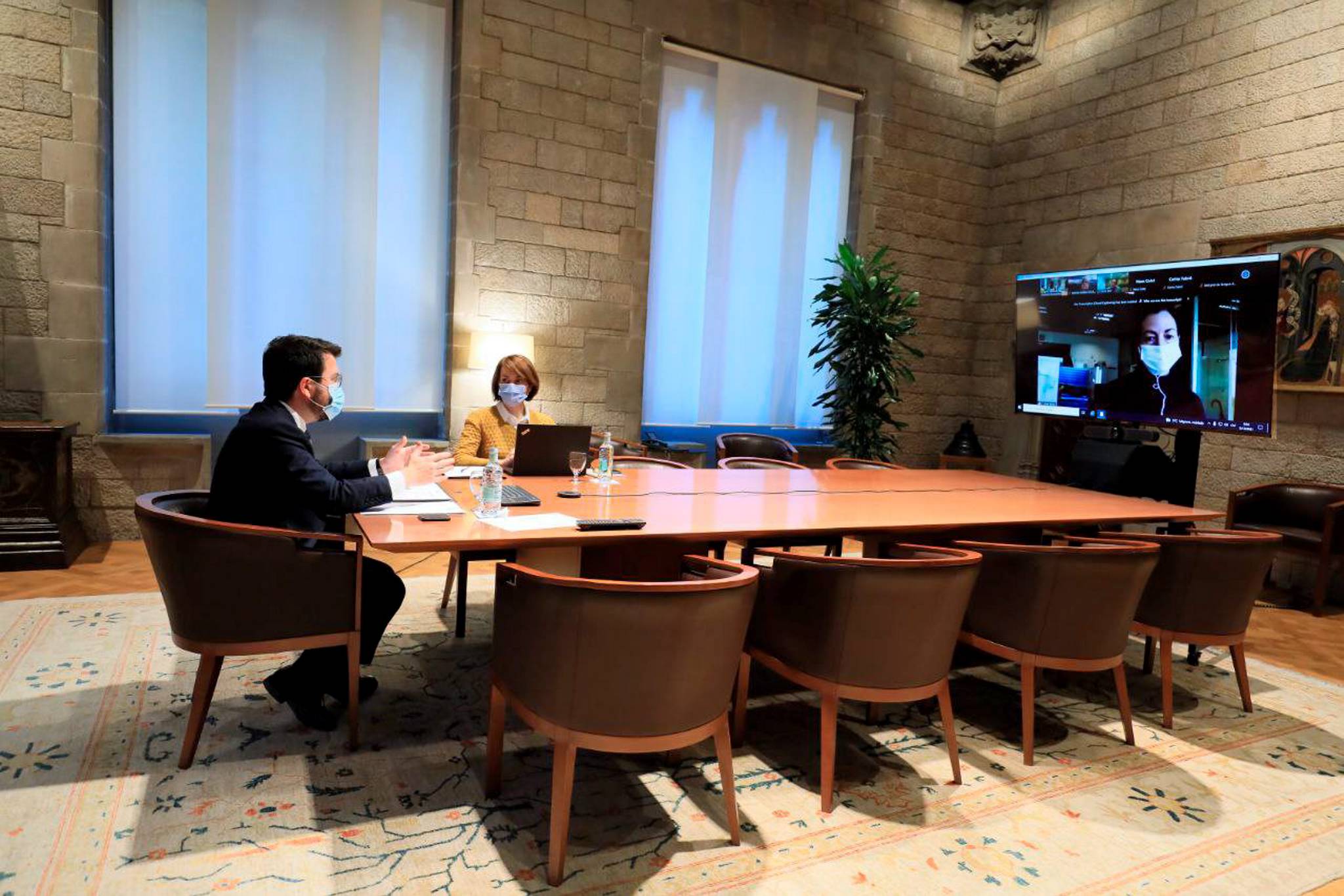 El president s'ha reunit amb el Consell de la Discapacitat de Catalunya