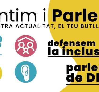 Publiquem el butlletí Sentim i Parlem 129: principals accions en la defensa dels drets de les persones amb sordesa i famílies