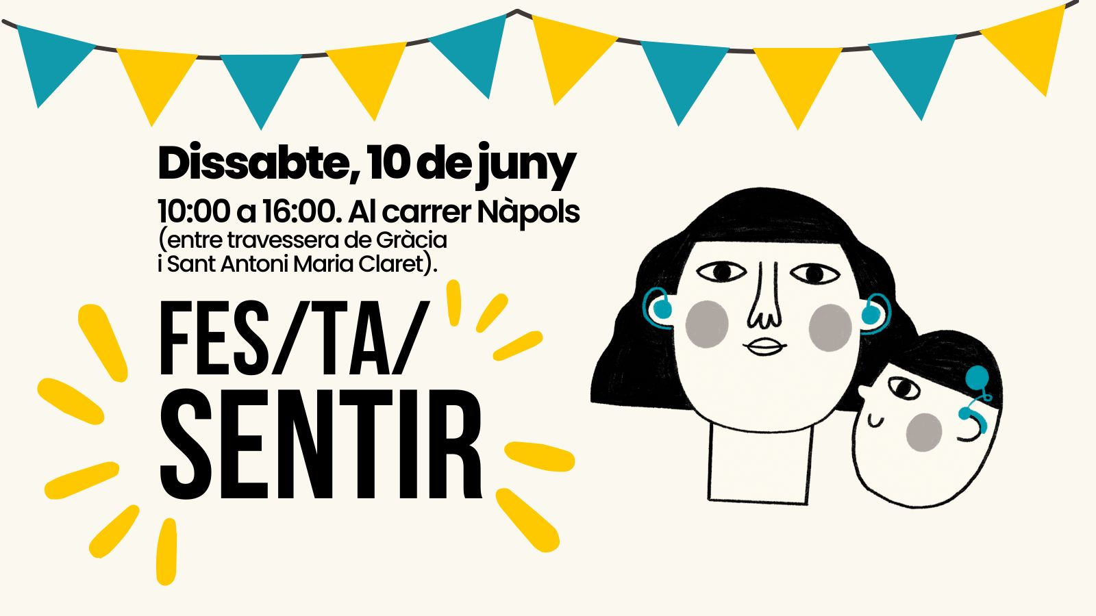 Vine a la FESTA Sentir: celebrem 30 anys el 10 de juny
