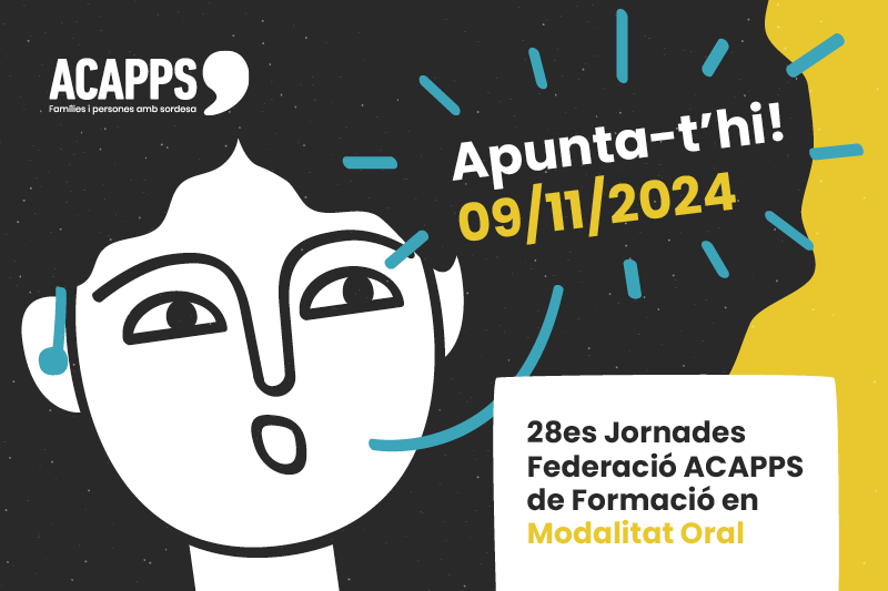 28es Jornades de la Federació ACAPPS de Formació en Modalitat Oral