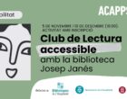 Pioners: portem el Club de Lectura accessible a les persones amb pèrdua auditiva a la Biblioteca Josep Janés