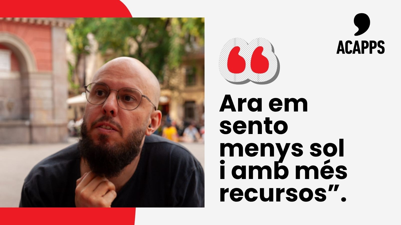 Parlem amb en Jordi Moreno, autor del blog “Tres Vuits” on escriu sobre la seva exeperiència i relació amb la pèrdua auditiva